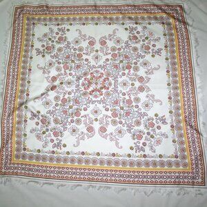 Tory Burch 100% Silk Square Scarf